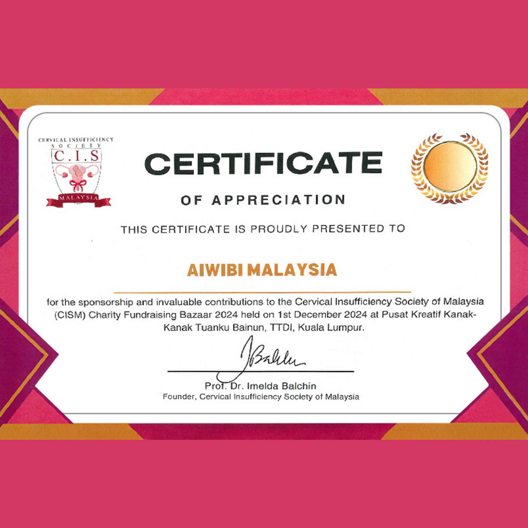 Aiwibi Leads the Way in Charity Event for Cervical Insufficiency: Delivering Support and Hope