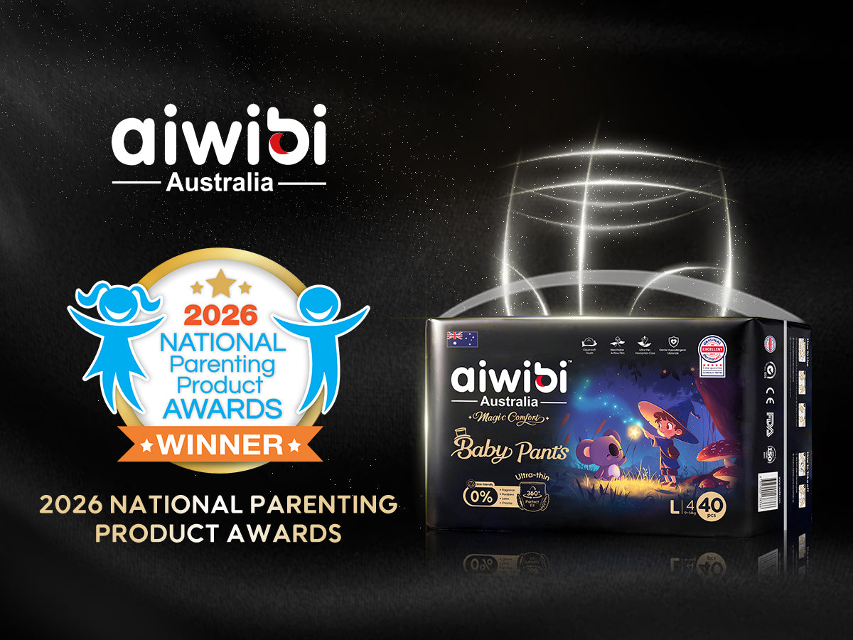 Aiwibi Magic Comfort Baby Pants Win 2026 NATIONAL Parenting Product Awards